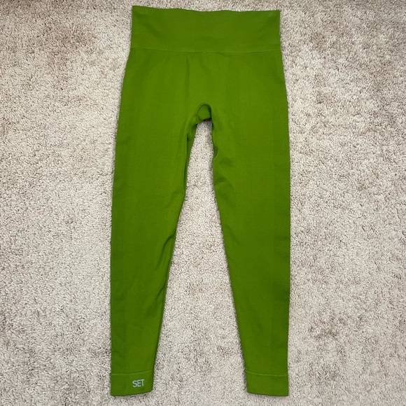 Set Active Sculptflex High-Rise Seamless Ribbed Compression Leggings Size Large - Picture 15 of 15